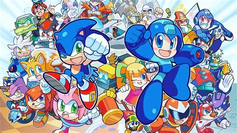 Sonic And Megaman Sonic The Hedgehog Amino