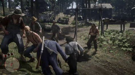 Red Dead Redemption 2 Random Goat Attacks Me And Brutal Brawl Breaks