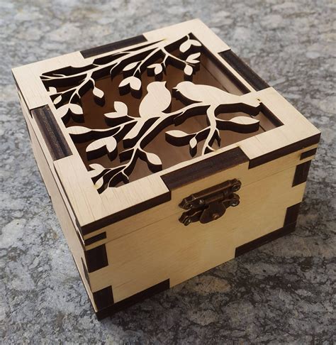 One of the mele antique jewelry boxes that is also a music box would make an original and special birthday gift. Wood jewelry box, Small wooden box , Blank wooden ...