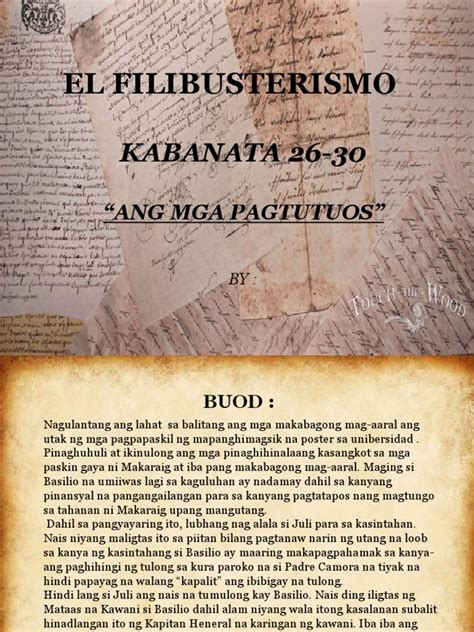 El Filibusterismo Buod Kabanata 1 39 Pdf