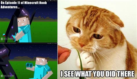 15 Cat Memes Minecraft Factory Memes