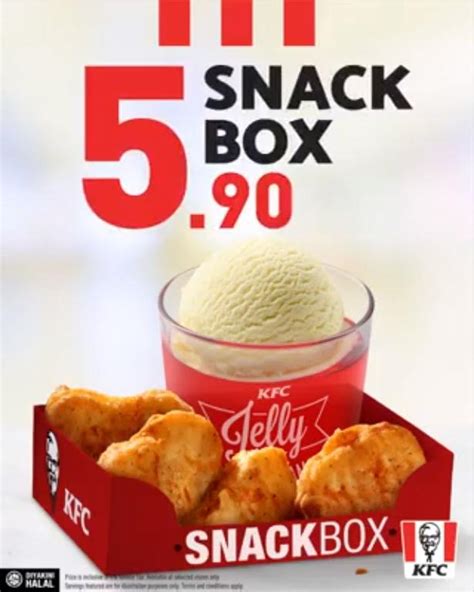 KFC Snack Box Only RM5 90 At Selected Stores
