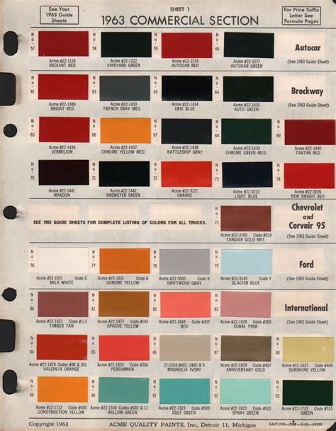 Paint Chips 1963 Chevy Truck Chevrolet Pinterest Chevy