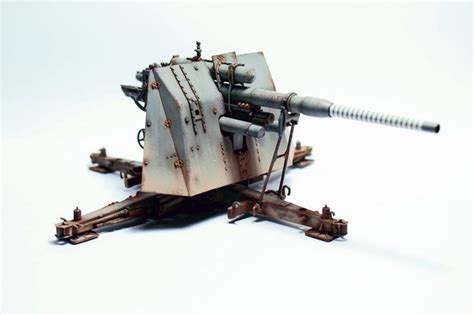 Diecast 88mm Flak Gun Pearlslaceandruffles