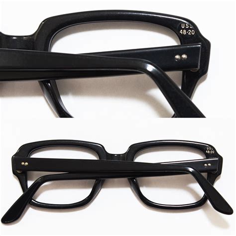 1960 s 1970 s type s9 uss military official eyeglasses black ｜ ビンテージ眼鏡 american classics