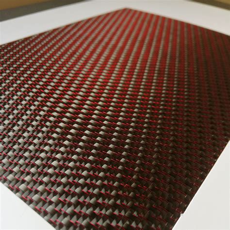 Carbon Fiber Composite Fabric Spn C 285 T Red Spinteks Metal Wire