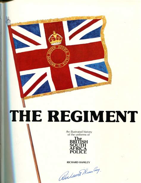 The Regiment A History And The Uniforms Of The British South Africa
