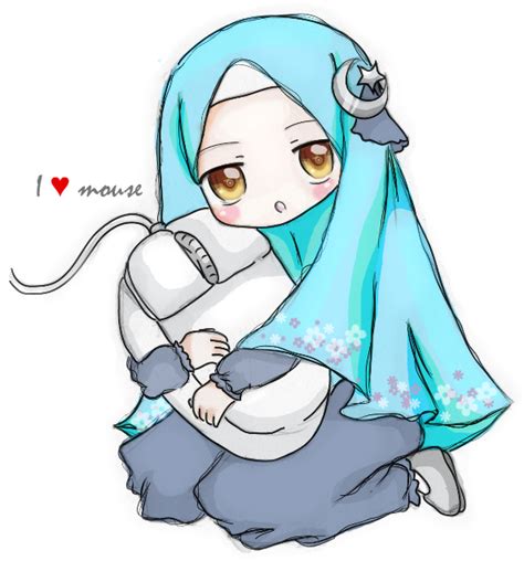 ~ Variasi Pena ~ Muslim Cartoon Cute 2