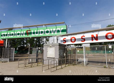 Sosnowiec City Football Club Zaglebie Sosnowiec Stadium Entrance
