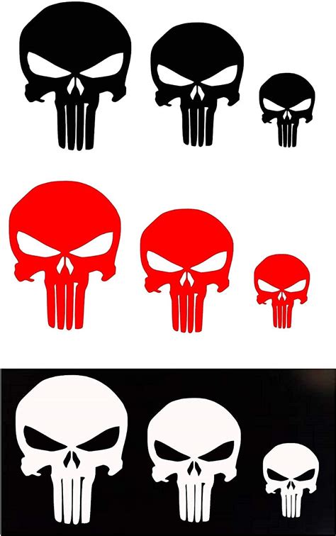 Punisher Skull Decal Ubicaciondepersonascdmxgobmx