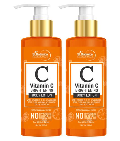 Stbotanica Vitamin C Skin Brightening Body Body Lotion 200 Ml Pack Of