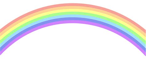 Rainbow ROYGBIV Clip Art Pastel Rainbow Cliparts Png Download Free Transparent