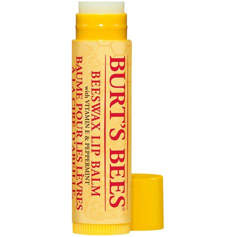burts bees beeswax lip balm 4 25g ลิปบาล์มเบิร์ต บีส์ beautykissy