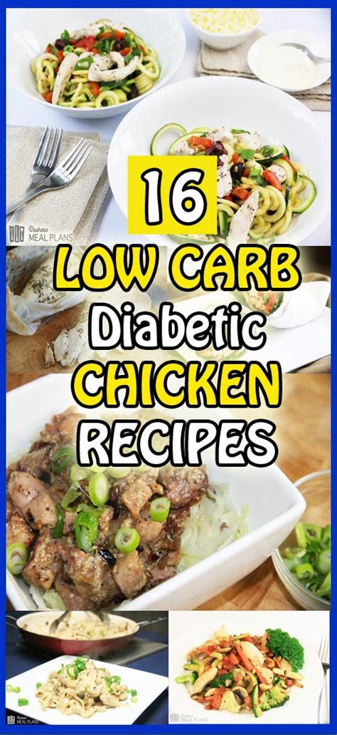 You'll find plenty of one pan dinner recipes, slow 30 days of delicious diabetic friendly dinner recipes, which are perfect for the whole family. 16 Amazing Low Carb Diabetic Chicken Recipes