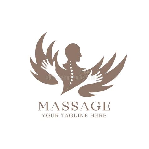 Massage Logo Logo For A Massage Parlor Or Massage Master Stock Vector Illustration Of Graphic