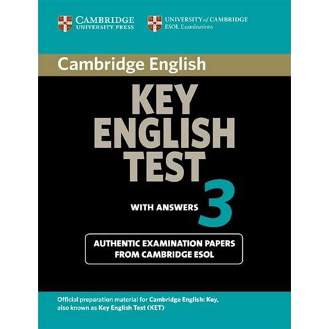 Ket Practice Tests Cambridge Key English Test 3 Students Book With