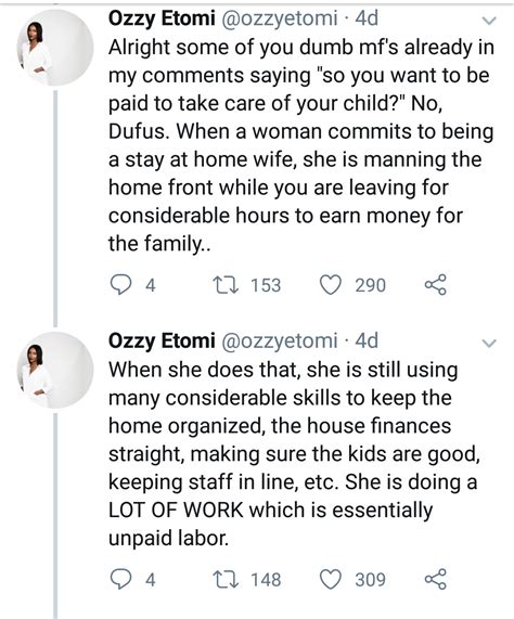Why Stay At Home Moms Deserve Salaries And Pension From Their Husbands Face2face Africa