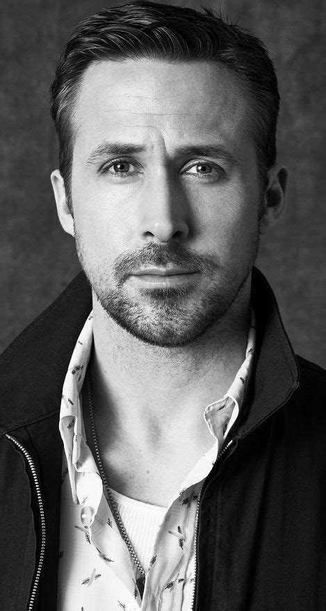 Ryan Gosling Portrait Noir Et Blanc Portrait Hommes Actrice