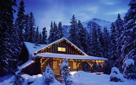 Snow Cabin Wallpapers Top Free Snow Cabin Backgrounds Wallpaperaccess