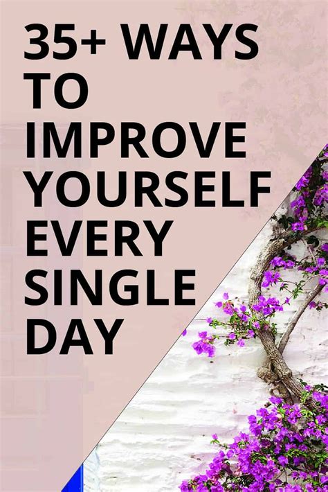 Things to do to improve yourself