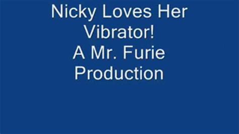 Nicky Loves Her New Vibrator Lowres Furies Fetish World Clips4sale