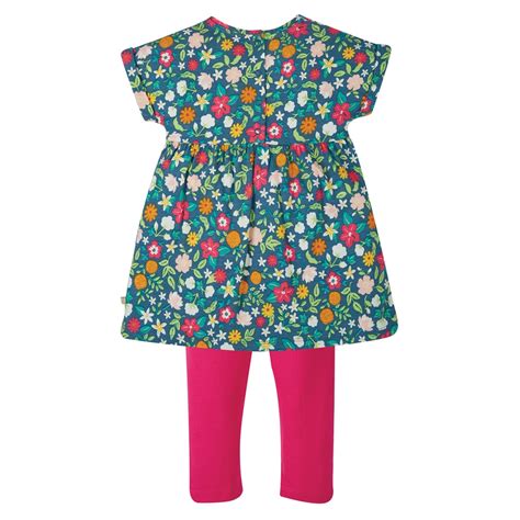 authentic frugi girls olivia dress set flower valley shoping model on sale at discount prices
