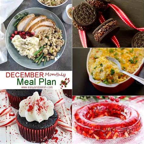 December Monthly Meal Plan 3 Easy And Delish