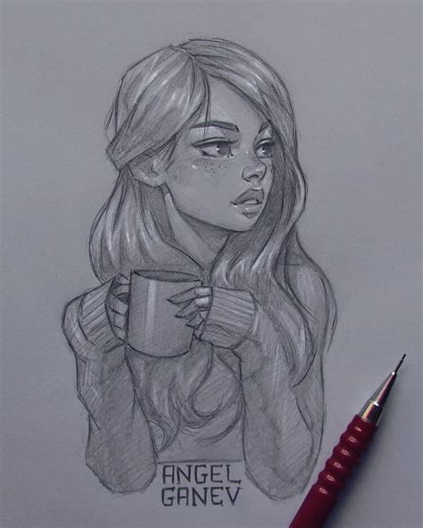 22 Cool Girl Drawing Ideas And References Beautiful Dawn Designs