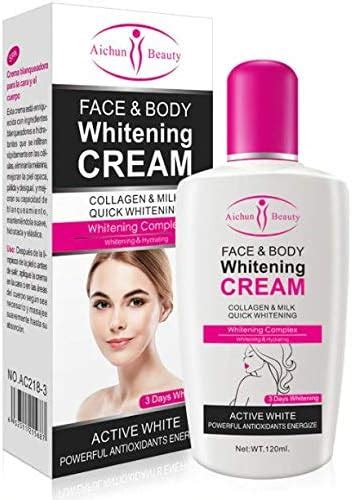Shoppy Shop Aichun Body Cream For Dark Skin Bleaching Brightening Body