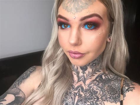 A Woman Who Has Spent 70 000 On Tattoos And Body Modifications Looks