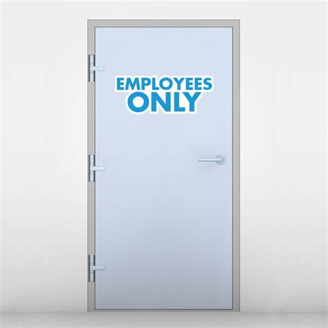 Staff Only Door