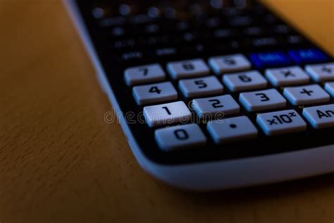 Key Number One From The Keyboard Of A Scientific Calculator Stock Image
