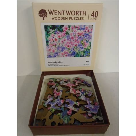 They don't take up much space. Wentworth Wooden Jigsaw Puzzles - 40 Pieces - Birds And ...