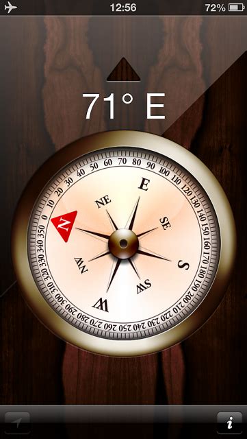 True north on the iphone compass app. Using iPhone Compass App to determine direction in the ...