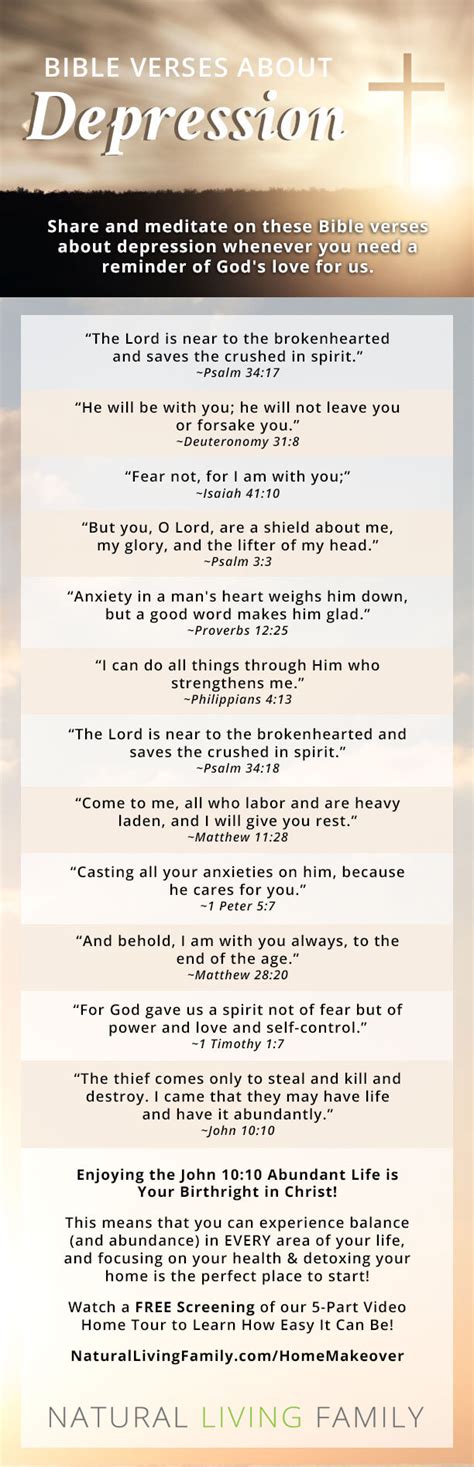 Bible Verses About Depression Mental Health Anxiety And More