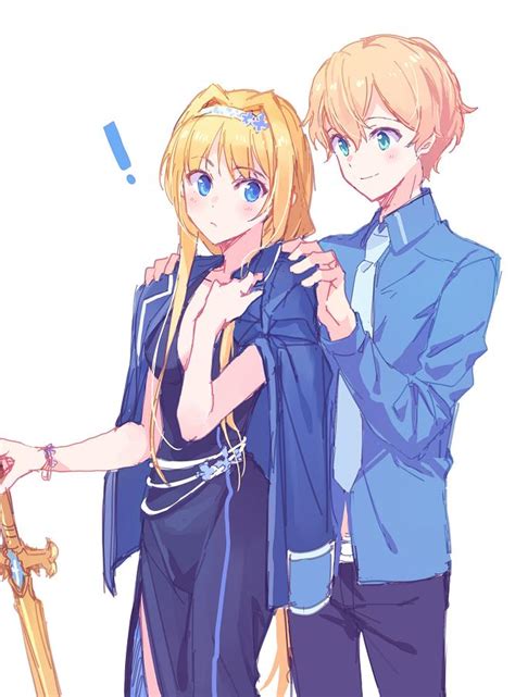 any eugeo x alice shippers out there r swordartonline