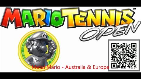 Get free 3ds qr game codes now and use 3ds qr game codes immediately to get % off or $ off or free shipping. Mario Tennis Open 3ds QR CODE! Metal Mario - Australia & Europe - YouTube