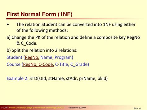 Ppt Normalization Powerpoint Presentation Free Download Id3796519