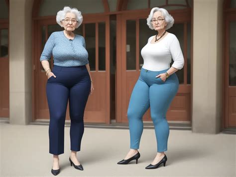 1920x1080 Pixel Art Grandma Wide Hips Arched Legs Pants