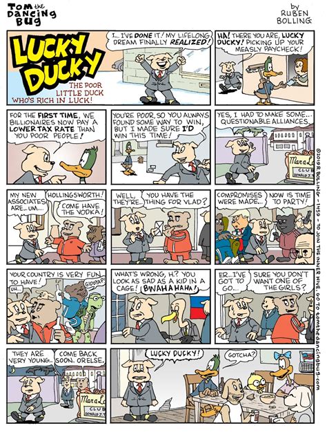 A Lucky Ducky Comic Does Hollingsworth Hound Finally Win Boing Boing
