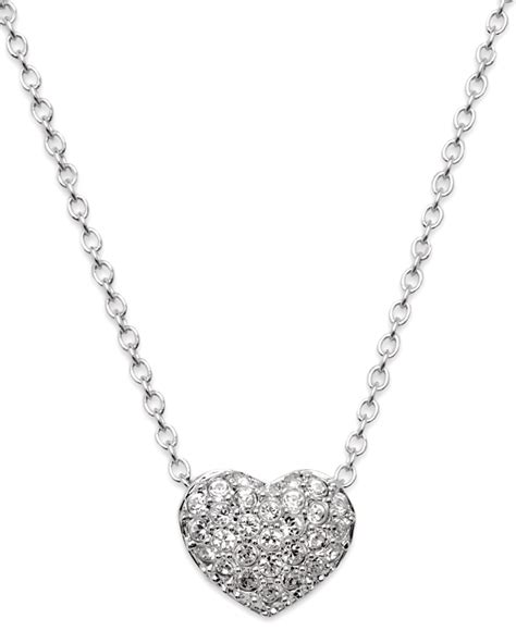 Swarovski Necklace Crystal Heart Pendant In Silver Lyst