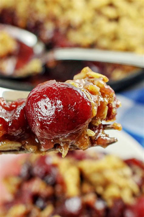 Get the recipe on tasting table. Cast Iron Skillet Bing Cherry Crumble Recipe - Home ...