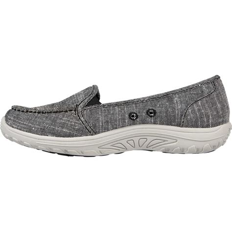 Skechers Womens Relaxed Fit Reggae Fest Manzanita Canvas Slip Ons