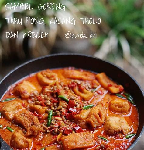 Resep kentang goreng isi daging spesial. Resep Sambal Goreng Krecek Tahu / Resep Membuat Sambal ...