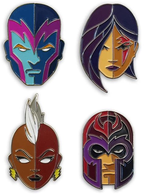 The Blot Says X Men 4 Horsemen Of Apocalypse Portrait Enamel Pin