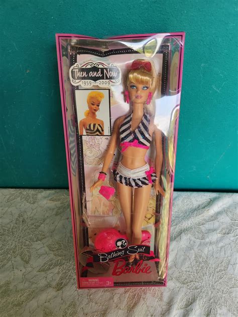 Mattel Bathing Suit Then And Now Barbie Doll Vintage Barbie Etsy Canada