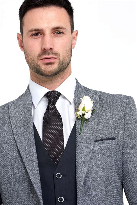 Simon Grey 3 Piece Wedding Suit Tom Murphys Formal And Menswear