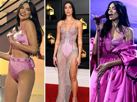 Dua Lipa Wore One Bedazzled Outfit After The Other At The Grammys