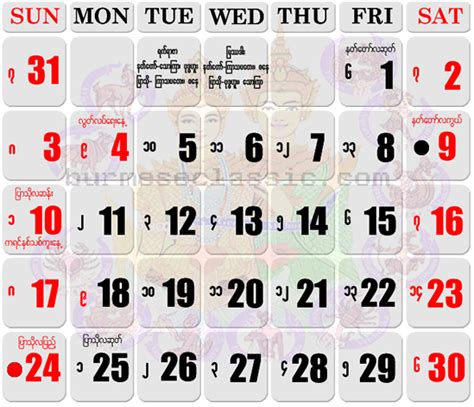 January 2024 Myanmar Calendar Best Awasome List Of Ja
