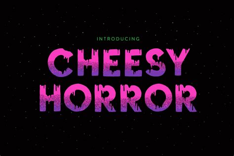 Cheesy Horror Font Horror Font Halloween Fonts Cheesy